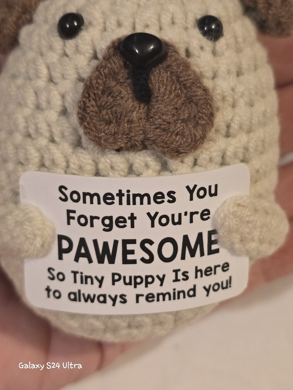 Positive Crochet Puppy Encouragement NEW - Picture 13 of 15